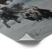 オオカミの冬の攻撃 ポスター (角)