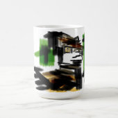 オオカミの冬の楽しみ コーヒーマグカップ (中央)