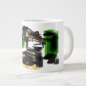 オオカミの冬の楽しみ ジャンボコーヒーマグカップ (正面右)