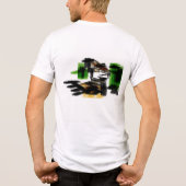 オオカミの冬の楽しみ トライブレンドTシャツ (裏面)