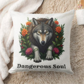 オオカミの危険な魂 クッション (ブランケット)