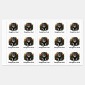 オオカミの危険な魂 ラベル (シート)