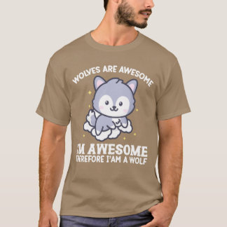 オオカミの友達 Tシャツ