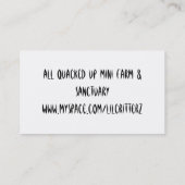 オオカミの名刺 名刺 (裏面)