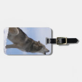 オオカミの喚き声 ラゲッジタグ (正面横)