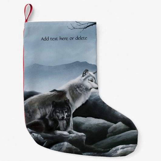 オオカミの城の守衛 スモールクリスマスストッキング (正面)