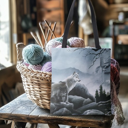 オオカミの城の守衛 トートバッグ
