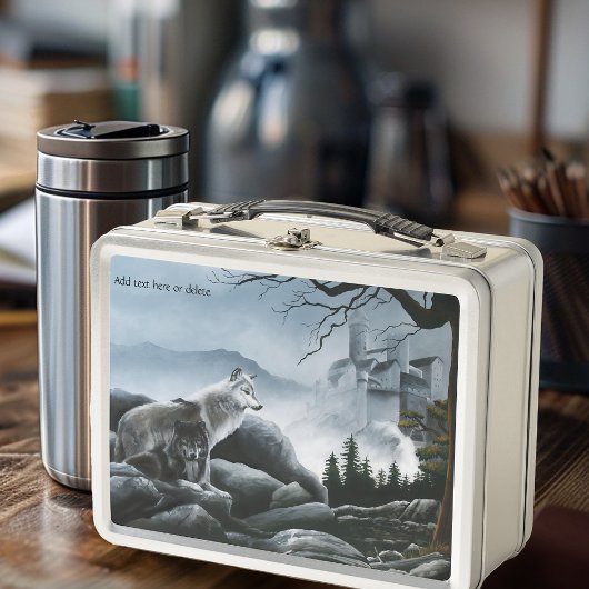 オオカミの城の守衛 メタルランチボックス