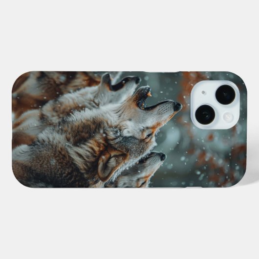 オオカミの声 Case-Mate iPhoneケース (裏面 (横))