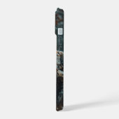 オオカミの声 iPhone 15ケース (左側面)