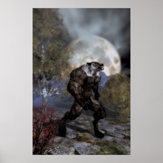 オオカミの夜 ポスター (正面)