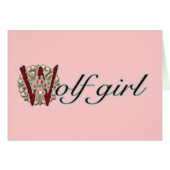 オオカミの女の子 (正面横)