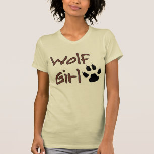 オオカミの女の子 Tシャツ