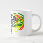 オオカミの幸せな秋 ジャンボコーヒーマグカップ (右)