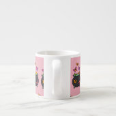 オオカミの幻想的な蝶 エスプレッソカップ (裏面)