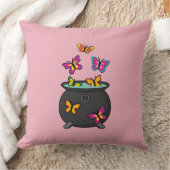 オオカミの幻想的な蝶 クッション (ブランケット)