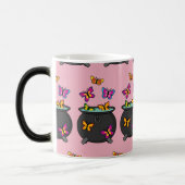 オオカミの幻想的な蝶 モーフィングマグカップ (左)