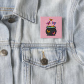 オオカミの幻想的な蝶 缶バッジ (インサイチュ)