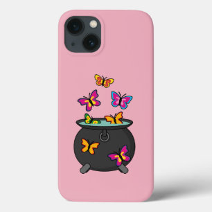 オオカミの幻想的な蝶 iPhone 13ケース