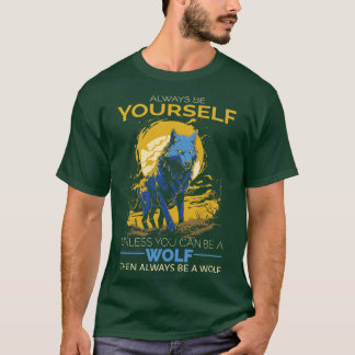 オオカミの引用 Tシャツ