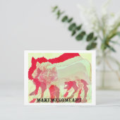 オオカミの後頭 ポストカード (スタンド正面)