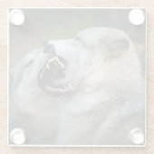 オオカミの戦い ガラスコースター (裏面)