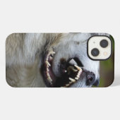 オオカミの戦い iPhoneケース (裏面横)