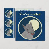 オオカミの招待状 招待状 (正面/裏面)