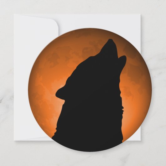 オオカミの月の招待状 招待状 (正面)