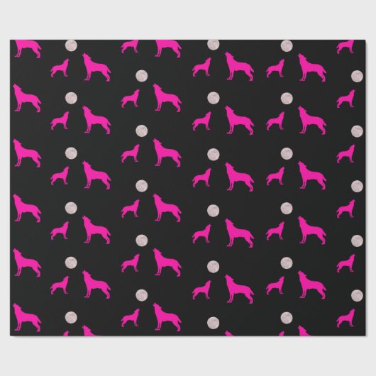 オオカミの月 ラッピングペーパー (シーム)