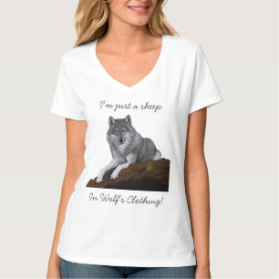 オオカミの服を着た羊 Tシャツ