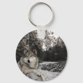 オオカミの森 キーホルダー (正面)