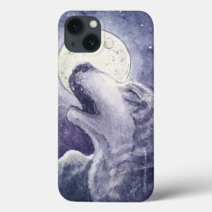 オオカミの歌のiPhone 7/8の場合。 Orig。 水彩画Art. iPhone 13ケース