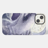 オオカミの歌のiPhone 7/8の場合。 Orig。 水彩画Art. iPhoneケース (裏面横)