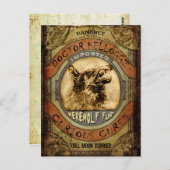 オオカミの毛皮 ポストカード (正面/裏面)