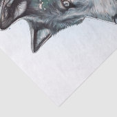 オオカミの水彩 薄葉紙 (詳細)