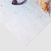 オオカミの水彩 薄葉紙 (詳細)