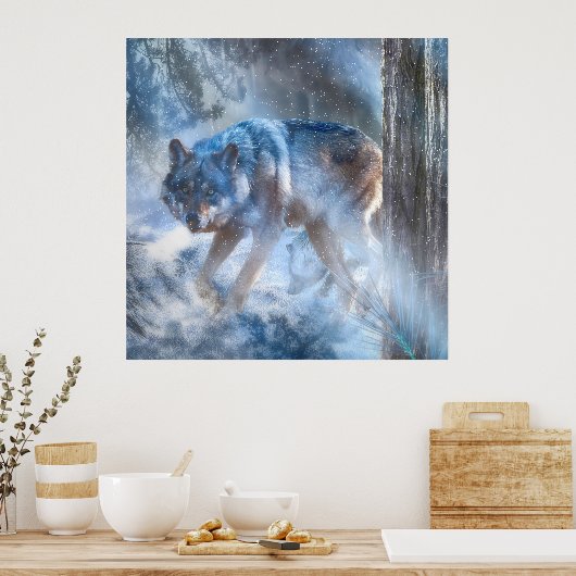 オオカミの灰色の季節 ポスター (キッチン)