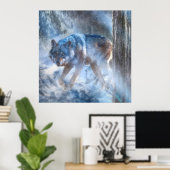 オオカミの灰色の季節 ポスター (ホームオフィス)