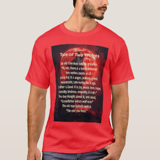 オオカミの物語の引用 ビンテージ Tシャツ