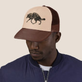 オオカミの犬の帽子のループスのヴィンテージの芸術M.E.ロイドCap キャップ (インサイチュ)