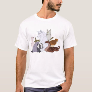 オオカミの神および女神 Tシャツ