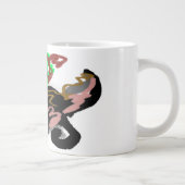 オオカミの秋の喜び ジャンボコーヒーマグカップ (右)
