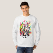 オオカミの秋の喜び Tシャツ (正面フル)