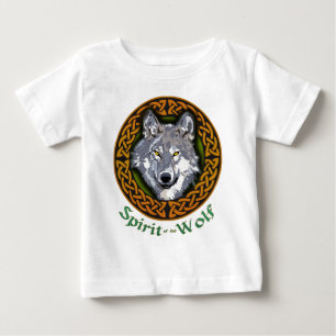 オオカミの精神 ベビーTシャツ
