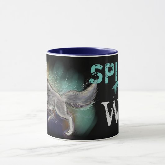 オオカミの精神 マグカップ (中央)