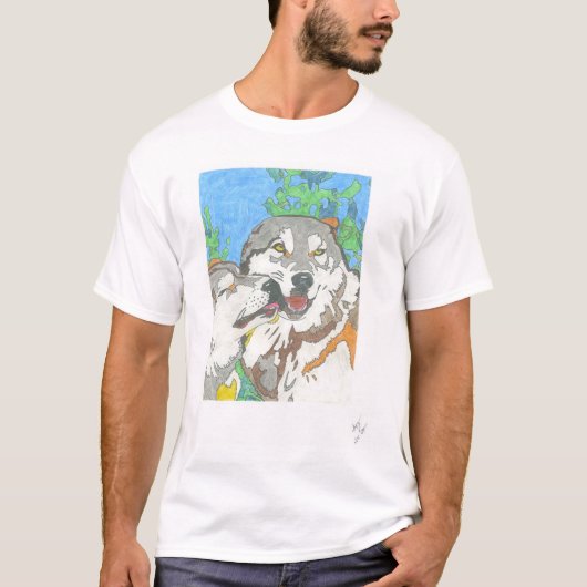 オオカミの組 Tシャツ (正面)