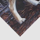 オオカミの美しい水の色の切り離し 薄葉紙 (詳細)