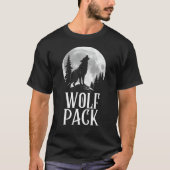 オオカミの群れ Tシャツ (正面)