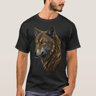オオカミの肖像画 Tシャツ